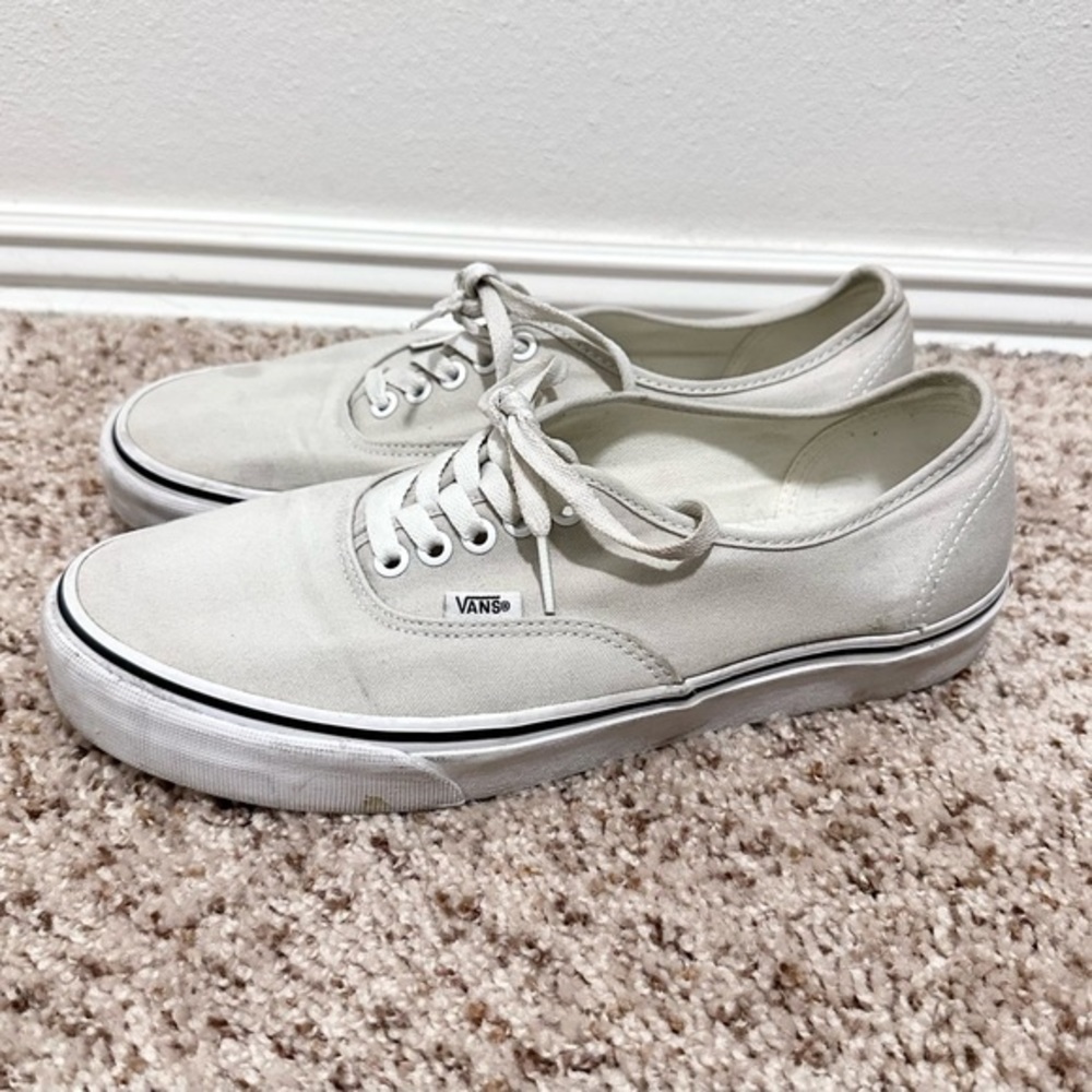 Men's Vans Off The Wall Canvas Skate Sneakers Shoes Size 9.5 - Picture 1 of 3